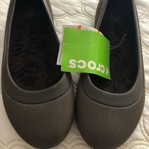 Crocs Mammoth Faux Fur- Espresso Brown